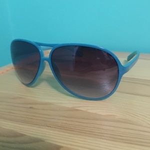 Turquoise sunglasses